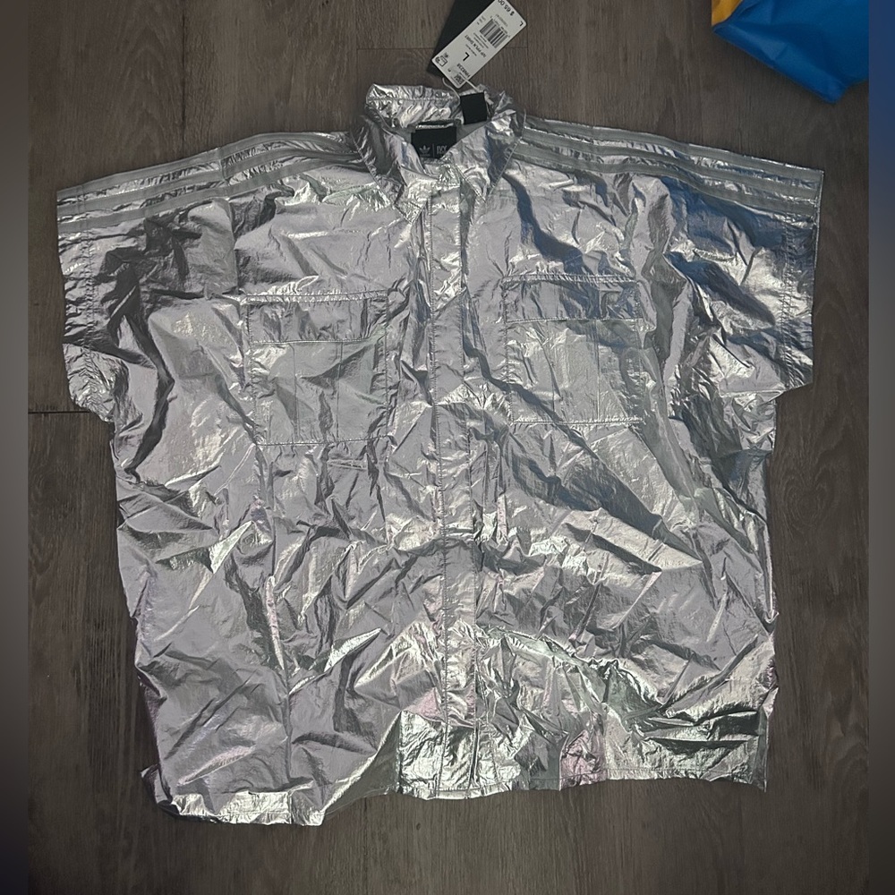 IVY PARK Metallic Button down shirt